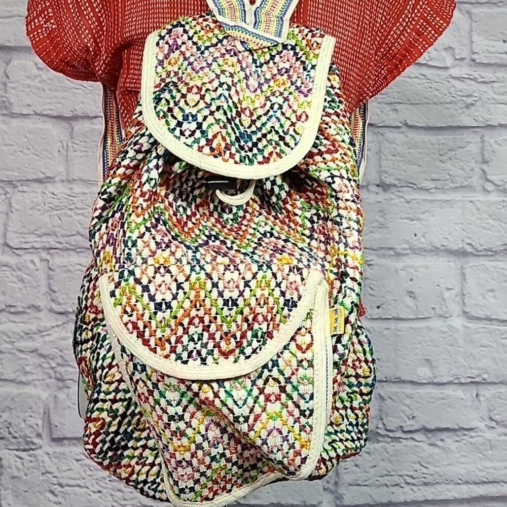MMM Artesanias rainbow backpack - Picture 2 of 14